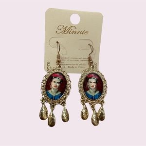 Frida Kahlo earrings.
